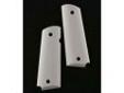 Hogue 45020 Scrimshaw Grips Smooth Ivory Polymer
Fits: Colt Government Improved Panels
Select Ivory Polymer grips are now available with engraved scrimshaw designs. Several standard designs are available for Colt Government style pistols.Price: $28.16