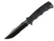 "
SOG Knives E37T-K SEAL Fixed Blade Seal Pup Elite with Kydex Sheath, (Black TiNi Blade)
The SEAL Pup Elite is our high performance edition to the SEAL family of products. Sometimes... we just ""have to have"" more horsepower, the racing suspension, and