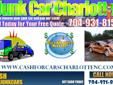 CASH FOR JUNK CARS! Wrecked, running or not! We buy car, trucks & vans, wrecked, running or not! We are a licensed Wrecker Service here in Charlotte & we pay CASH! Please email me with what you have or call us 8AM-6PM daily! TOP DOLLAR PAID! Don't give