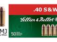 Caliber: 40 S&WGrain Weight: 180GrModel: PistolType: Full Metal JacketUnits per Box: 50Units per Case: 1000
Manufacturer: Sellier &Amp; Bellot
Model: 1120
Condition: New
Price: $16.07
Availability: In Stock
Source: