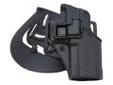 "
BlackHawk Products Group 410517BK-R Serpa CF, Belt & Paddle Holster, Plain Matte Black Finish H&K P30, Right Hand
This unique holster design allows you to forget old-fashioned thumb breaks that slow your draw and complicate re-holstering. The patented