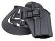 "
BlackHawk Products Group 410506BK-R Serpa CF, Belt & Paddle Holster, Plain Matte Black Finish Sig 220/226, Right Hand, Matte Black
This unique holster design allows you to forget old-fashioned thumb breaks that slow your draw and complicate