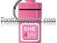 "
UNITED MARKETING INC 301 UMI00301 She 4Lifeâ¢ Pink Key Chain Pill Fob
Features and Benefits:
Show your support with She 4Lifeâ¢ pink products!
10% of each sale goes to patient support services
Twist top pill fob keychain keeps your medications safe and