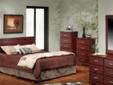 Shiloh Panel Cherry Bedroom Set
Features cherry finish with polished nickle plated hardware. Standard Set includes: Queen or Full Headboard, Bed Frame, Dresser, Mirror, and Night stand.
Queen 5pc List Price $899...... NOW $459 Reduced to $375 ( available