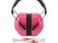 "
Champion Traps and Targets 40624 Shooting Glasses Ballistic Eyes and Ears Combo, Pink
Eyes and Ears CombosâPassive, Ballistic- Pink
A convenient combination package of shooting glasses paired with sound dampening ear muffs. These safe, stylish and