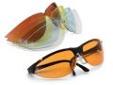 "
Browning 12715 Shooting Glasses Claymaster
These high-grade polycarbonate lenses offer 99% UV protection and have interchangeable orange, yellow, clear, smoke and blue colored lenses. They feature fully adjustable frames include ratcheted pitch