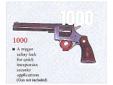 Model: TriggerType: Gun Lock
Manufacturer: Shot Lock
Model: 1000
Condition: New
Price: $1.83
Availability: In Stock
Source: http://www.manventureoutpost.com/products/Shot-Lock-Trigger-Gun-Lock-1000.html?google=1