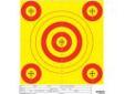 Champion Traps and Targets 45562 Shotkeeper 5 Bulls (Per 12) Bright Yellow/Red
45562 Yellow/Red 5-bull small (12pk)
Shotkeeper Targets
Champion's ShotKeeperâ¢ series provides a broad assortment of color contrasts to ensure good shooting visibility in all