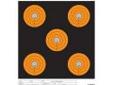 "
Champion Traps and Targets 45555 Shotkeeper 5 Bulls (Per 12) Orange, Large
45555 Orange 5-bull large (12pk)
Shotkeeper Targets
Champion's ShotKeeperâ¢ series provides a broad assortment of color contrasts to ensure good shooting visibility in all light