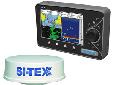 Sitex EC7EF Radar Pack with built in sounder and MDS-1 RadarAll in one package deal for an incredible price!Package Contains:EC7EF Chartplotter w/External Antenna & FishfinderC-Map Max Wide SD Chart CardMDS-1 2kw 12"Dome 1/8-14NM Range RadarEC7EFSI-TEX