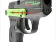LaserLyte CK-AMFZK Side Mount Laser Kel-Tec Ruger 380 Green Body
Easy to mount on the gun by simply pushing out and replacing the stock pins with the new screws (included). Then push the ergonomic activation button with the index finger and the laser is