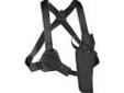 "
Uncle Mikes 83031 Sidekick Vertical Shoulder Holster Cordura Black Size 3, Right Hand
Perfect for Hunters and Sportsmen. Super comfortable, secure way to carry a handgun in the field...inside or outside your jacket. Fully adjustable shoulder harness