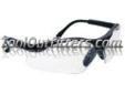 SAS Safety 541-0000 SAS541-0000 Sidewindersâ¢ Safety Glasses - Black Frames/Clear Lens
Features and Benefits:
High impact Polycarbonate Lens
Adjustable temples to fit a variety of face sizes non slip temples
Ratchet inclination
Scratch resistant lenses