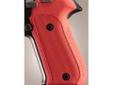 "
Hogue 20172 Sig P220 American Grips Checkered Aluminum Matte Red Anodized
Hogue Extreme Series Aluminum grips are precision machined from solid billet stock Aerospace grade 6061 T6 aluminum. Carefully engineered and sized for ultimate fit, form and