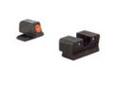 "
Trijicon SG103O Sig P220 & P229 HD Night Sight Set Orange Front
The HD Night Sights were specifically created to address the needs of tactical shooters. The three dot green tritium night sight set's front sight features a taller blade and an aiming