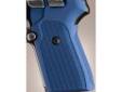 "
Hogue 31173 Sig P239 Grips Checkered Aluminum Matte Blue Anodized
Hogue Extreme Series Aluminum grips are precision machined from solid billet stock Aerospace grade 6061 T6 aluminum. Carefully engineered and sized for ultimate fit, form and function,