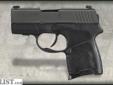Sig P290,9mm, DA, subcompact, semi-auto pistol. Condition is excellent and almost like Factory New In Box. The laser sight has been installed and the gun has had exactly 36 rounds test fired through it. It has some typical, slight scuff marks on ejector