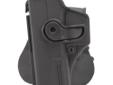 Made of durable, high-tech, black polymer, these left-handed holsters use a unique patented retention system with a zero time to disengage feature. Simply depressing the lever allows for instant removal of the firearm.Features: - Comfortable, contoured