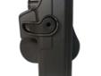 Made of durable, high-tech, black polymer, these right-handed holsters use a unique patented retention system with a zero time to disengage feature. Simply depressing the lever allows for instant removal of the firearm.Features: - Comfortable, contoured