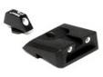 "
Trijicon SA22 Sigma.40 3 Dot Front/Rear NS Set
Trijicon SA-22 Sigma .40 3 Dot Front & Rear Night Sight Sets are designed and assembled with the optimum combination of strength and safety. The patented aluminum cylinder and sapphire lens construction