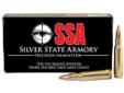 Silver State Armory 6.8 Rem SPC, 115Gr Open Tip Match, 20 Rounds. Designed for the military, this round fragments on soft targets and has the accuracy of an Open Tip Match. Great Training Round. Boat Tail Cannelure.
Manufacturer: Silver State Armory 6.8