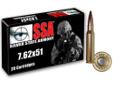 Silver State Armory 7.62x51 NATO, 175Gr Open Tip Match, 20 Rounds. Open tip match is designed for accuracy and superior terminal performance. Match Grade - excellent sniper round. .308, 175 grain Sierra, similar to M118LR.
Manufacturer: Silver State