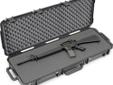 SKB iSeries 4214-5 Waterproof Long Gun Case, 42.5"x14.5"x5.5" - Black. The iSeries 4214-5 Case is perfect for short tactical rifles. It is constructed of ultra high-strength polypropylene copolymer resin and features a gasketed, waterproof and dust proof,