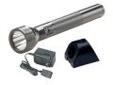 "
Streamlight 20601 SL-20L Flashlight NiCD w/120V AC
Full-sized, full-feature aluminum flashlight with C4 LED technology that delivers a 490 meter beam!
Specifications:
- Deep-dish parabolic reflector produces a tight beam with optimum peripheral