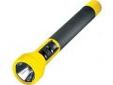 "
Streamlight 25181 SL20XP-LED with AC - Yellow
The SL-20XP LED full-size professional grade rechargeable flashlight is now brighter and has 40-hr. runtime LEDs for backup illumination. 10-Watt halogen bulb with a 100-hour lifetime, up to 38,000 candela