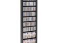 Slim Barrister Media Tower - Black Best Deals !
Slim Barrister Media Tower - Black
Â Best Deals !
Product Details :
Organize and store your collection of CDs, DVDs, and Blu-ray discs in this black laminate media tower. With eight shelves, you'll have a lot