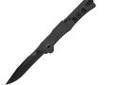 "
SOG Knives SJ52-CP SlimJim XL, Black
Constructed from a single piece of steel, SlimJim is just that, the slimmest assisted knife in the world. Start to open the blade, and let SOG Assisted Technology (S.A.T.) finish the action with a bang, using one of
