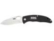 "
SOG Knives SP51-CP SlipZilla Stainless(Finish) Blade
The SlipZilla has the same general shape and size as the small SOGzilla, but with G10 handles and slip joint construction. In devising this line, which includes several sizes and blade shapes SOG