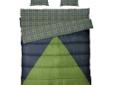 Looking for a double-wide sleeping bag system? This 3-in-1 package can either be kept together for a double sleeping bag or zipped apart to create one 30 degree and one 40 degree sleeping bag. The flannel liner and two flannel pillows included will make