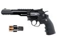 The 327 TRR8 is a revolver style BB pistol that has 6 removable metal casings inside the swing-out cylinder. The adjustable fiber optic sights and integrated Picatinny rails are just some of the great accessories on this gun! This is a great plinking gun