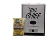 Smokehouse Front Loading Big Chief Electric Smoker, Black Features:- Made in the USA- Size: 24-1/2" H x 18" W x 12" D.- Will smoke up to 50 pounds of meat or fish- Easy to Use! Includes Free Recipe Booklet and Complete Instructions- Includes Free