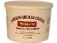 "
Camerons Products CQME Smoking Chips 5-Quart Mesquite
Camerons Products Indoor Smoking Mesquite Chips, Superfine, 5 Quart
Flavor of the Southwest, from smoked chicken tacos to smoked chile rellenos. Just remember, easy does it! Overuse can turn food