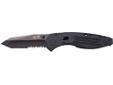 SOG Aegis Folding Knife, Assisted TiNi Combo Tanto Point 3.5" Black. The Aegis line of premier folders is fully integrated with top end systems. Start to open the knife, and let Aegis finish the action with a bang, using one of the surest assisted