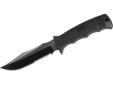 SOG Elite SEAL Pup Fixed Blade Knife TiNi Combo Clip Point 4.85" Black. The SEAL Pup Elite is SOG's high performance edition to the SEAL family of products. The SEAL Pup Elite is serious business and carries on the tradition of supplying the worlds elite