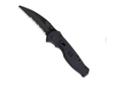 The Flash Rescue comes standard with glass-reinforced nylon (GRN) handle and 1/2 serrated sheep's foot blade in Black TiNi finish. All Flash knives come standard with SOG's patent pending, reversible bayonet mounted clip that ensures the lowest, most