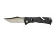 SOG Trident Folding Knife, Assisted Combo Clip Point 3.75" Black. The SOG Trident uses their well-proven means of delivering a knife blade to the open position with S.A.T. (SOG Assisted Technology) Now using the patent pending Arc-Actuator, the Trident