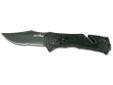 SOG Trident Folding Knife, Assisted TiNi Combo Clip Point 3.75" Black. The SOG Trident uses their well-proven means of delivering a knife blade to the open position with S.A.T. (SOG Assisted Technology) Now using the patent pending Arc-Actuator, the