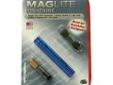 "
Maglite K3A116 Solitaire Flashlight AAA in Blister Package (Blue)
The AAA mini-mag flashlight is constructed of rugged, machined aluminum with a knurled design. The high-intensity light beam goes from spot to flood with a twist of the wrist. Converts