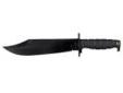 "
Ontario Knife Company 8345 SP10 Marine Raider
The SP10 Marine Raider Bowie Knife from Ontario Knife Company is a large tactical knife that also makes for a great survival knife. The 1095 carbon steel blade is razor sharp and is sturdy enough to be used