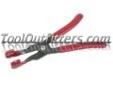 "
Lisle 52990 LIS52990 Spark Plug Wire Removal Pliers
Features and Benefits
Two pulling positions help make removing spark plug wires a safe and easy job
Cushioned jaws
Plastic handle grips help prevent shock
Special shaped plastic handle grips give