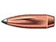 6mm Spitzer SPBT-Soft Point Boat TailDiameter: .243"Weight: 85grBallistic Coefficient: 0.404Box Count: 100Speer boat tail bullets are designed for long-range shooting. The tapered heel that gives the bullet type its name reduces aerodynamic drag for