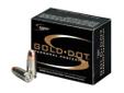 Speer Gold Dot 9MM 115Gr Hollow Point 20 Rounds. Speer Gold Dot Ammunition continues dominating the law enforcement community. Its proven reliability for tough jobs has made it the #1 duty ammunition on the market today. To put it simply it's the
