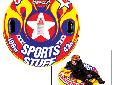 AmerisportThe Amerisport is a hot classic round snow tube made extra large to enable various riding positions! Fly down your favorite sledding hill gripping the oversized PVC molded handles and feeling the air cushioned comfort of this giant Americana joy