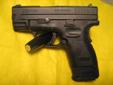 XD-40 SUB-COMPACT 40 CAL. WITH 2 MAGAZINES, 1 OF WHICH HAS A MAG. EXTENTION. COMPLETE KIT INCLUDING BOX, HOLSTER, TWIN MAG. HOLDER, MAG. LOADER, BORE BRUSH, LOCK AND MANUAL.
ORIGINALY PURCHASED IN 2008
IN EXCELLENT, LIKE NEW CONDITION MUST SEE. NO TRADES