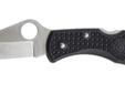 Accessories: Lock Blade/Pocket ClipDescription: Spear Point/Oval Thumb HoleEdge: PlainFinish/Color: StainlessFrame/Material: Black FRNModel: DelicaPackaging: BoxSize: 3"Type: Folding Knife
Manufacturer: Spyderco
Model: C11PBK
Condition: New
Availability: