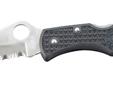 Accessories: Lock Blade/Pocket ClipDescription: Spear Point/Oval Thumb HoleEdge: SpyderEdgeFinish/Color: StainlessFrame/Material: Black FRNModel: DelicaPackaging: BoxSize: 3"Type: Folding Knife
Manufacturer: Spyderco
Model: C11SBK
Condition: New